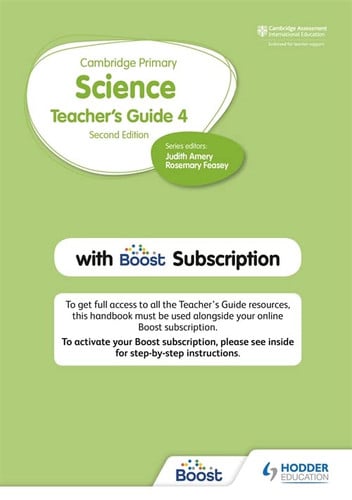 Front Cover Of Cambridge Primary Science Teacher'S Guide 4