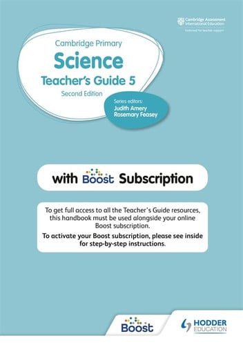Front Cover Of Cambridge Primary Science Teacher'S Guide 5