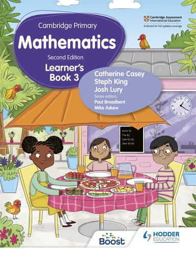 Front Cover Of Cambridge Primary Mathematics Learner'S Book 3