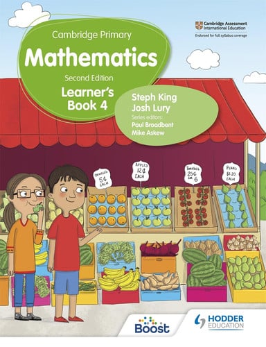 Front Cover Of Cambridge Primary Mathematics Learner'S Book 4