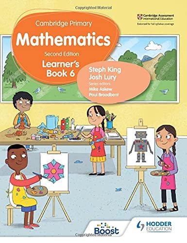 Front Cover Of Cambridge Primary Mathematics Learner'S Book 6