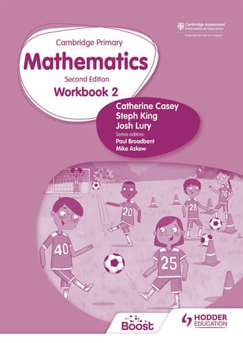 Front Cover Of Cambridge Primary Mathematics Workbook 2