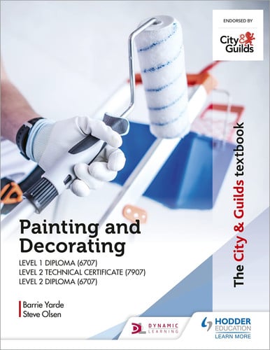 Front Cover Of Painting And Decorating For Levels 1 And 2