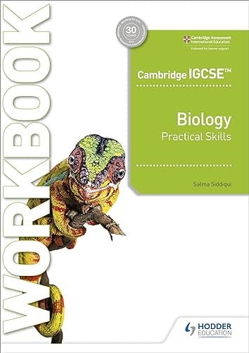 Front Cover Of Igcse Biology Practical Skills Workbook