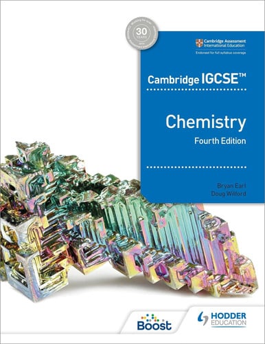 Front Cover Of Igcse Chemisrty 4Th Edition