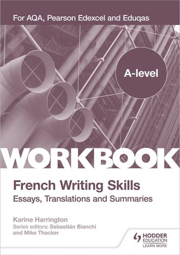 Front Cover Of A-Level French Writing Skills:Essays,Translation