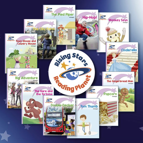Front Cover Of Reading Planet Lilac: Lift-Off First Words Pack
