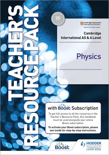 Front Cover Of As And A Level Physics Teacher'S Resource Pack