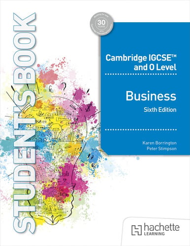 Front Cover Of Cambridge Igcse And O Level Business Sixth Ed