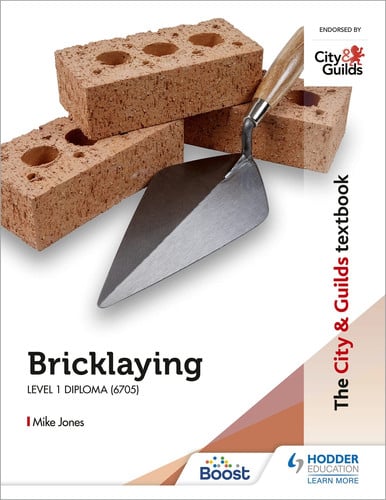 Front Cover Of Bricklaying For The Level 1 Diploma