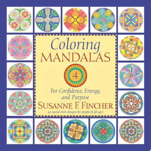 Front Cover Of Coloring Mandalas 4