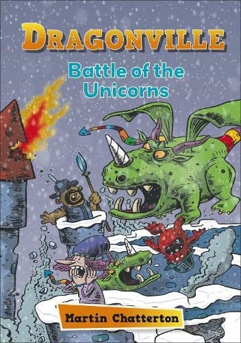 Front Cover Of Dragonville: Battle Of The Unicorns