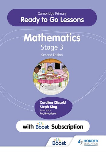 Front Cover Of Cam Prim Ready To Go Lessons For Mathss 3Sec Ed