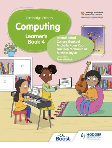Front Cover Of Cam Prim Computing Learner'S Book Stage 4