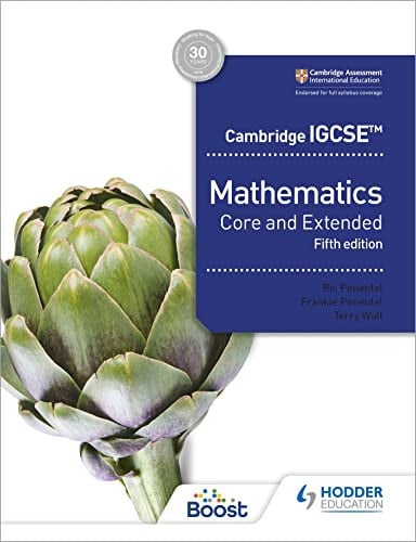 Front Cover Of Cam Igcse Maths Core And Extended 5Th Ed