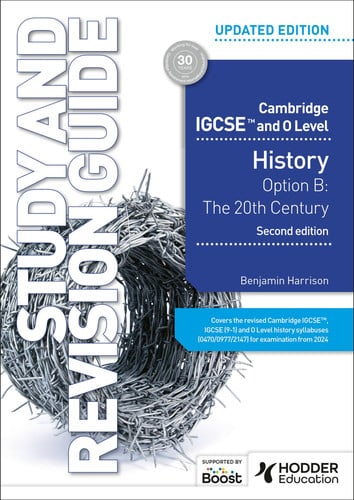 Front Cover Of Cam Igcse & O Level History Study & Rev Guide 2Nd