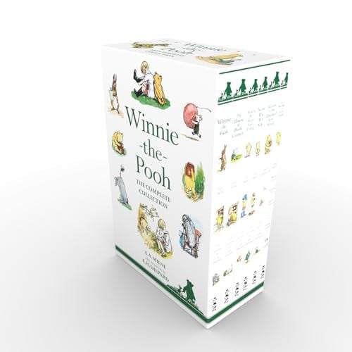 Front Cover Of Winnie The Pooh Complete Coll Box Set Pb