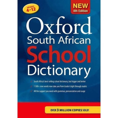 Front Cover Of Oxford South African School Dictionary 4th Edition (Paperback)