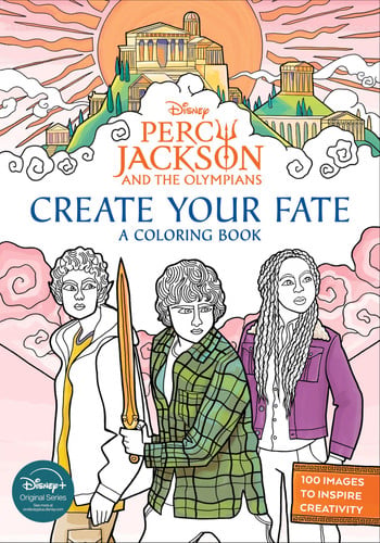 Front Cover Of Percy Jackson & the Olympians: Create Your Fate Coloring Bk