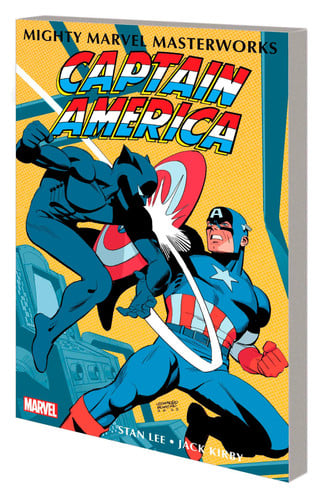 Front Cover Of Marvel Masterworks: Captain America 03