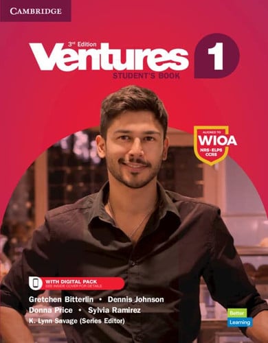 Front Cover Of Ventures Level 1 Digital Value Pack