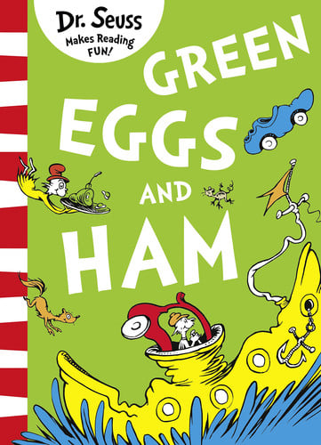 Front Cover Of Green Eggs Ham Green Back Pb