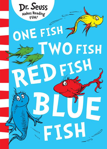 Front Cover Of One Fish Two Fish Blue Back Pb