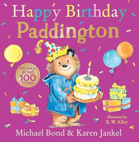 Front Cover Of Happy Birthday Paddington Hb