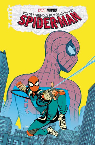 Front Cover Of Your Friendly Neighborhood Spider-Man Old School/New School