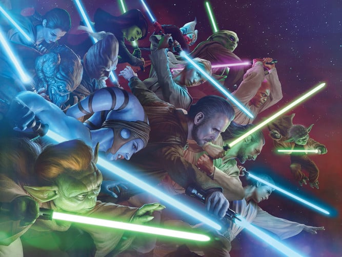 Front Cover Of Star Wars: Jedi Knights Vol. 1 - Guardians Of Republic