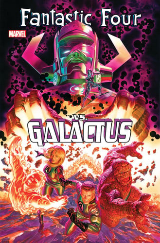 Front Cover Of Fantastic Four Vs Galactus