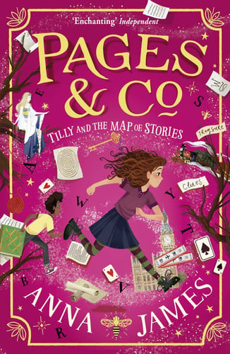 Front Cover Of Pages & Co 03 Tilly & Map Of Stories Pb