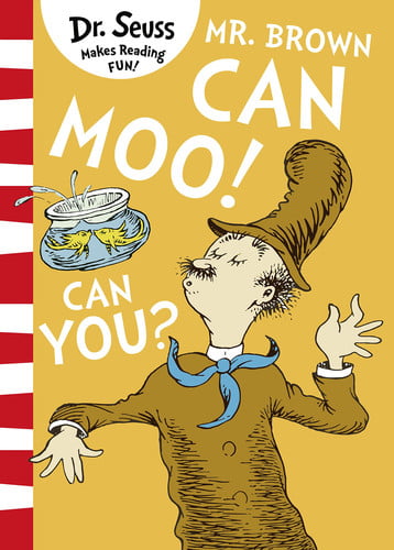 Front Cover Of Mr Brown Can Moo Can You Blue Back Pb