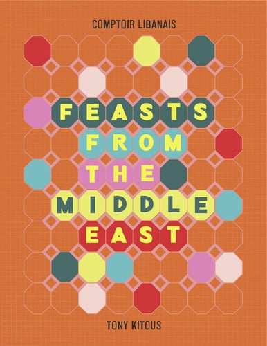 Front Cover Of Feasts From The Middle East Hb