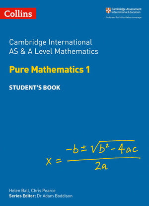 Front Cover Of Collins Cambridge AS & A Level Pure Mathematics 1 Student���