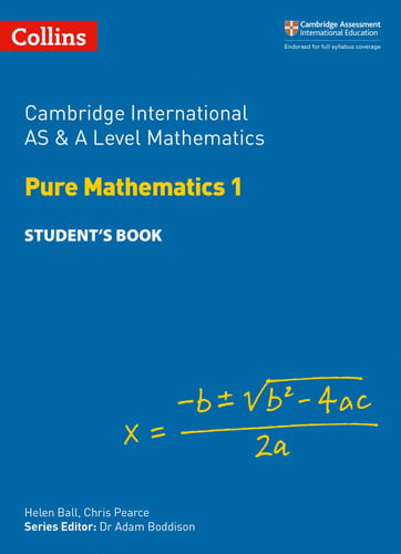 Front Cover Of Collins Cambridge AS & A Level Pure Mathematics 1 Student���