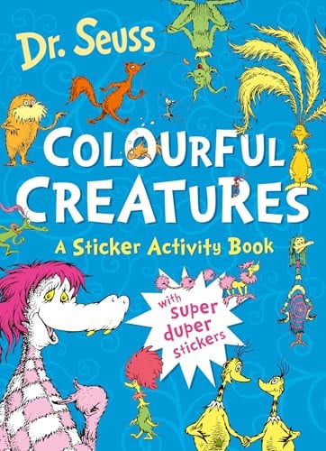 Front Cover Of Colourful Creatures Sticker Activity Boo