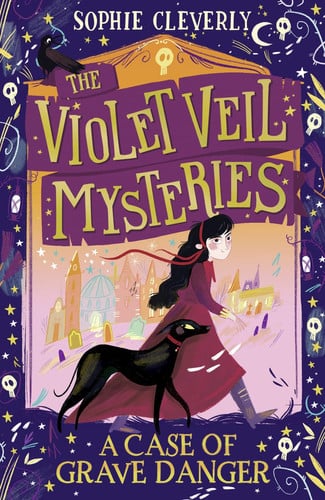 Front Cover Of Violet Veil Mysteries 1 Case Of Grave Danger Pb