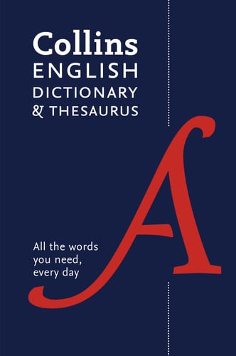 Front Cover Of Collins English Dictionary & Thesaurus 6Th Ed