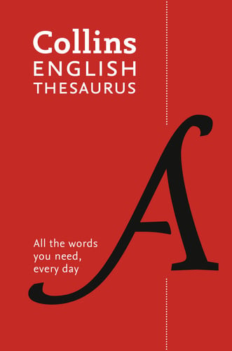 Front Cover Of Collins English Thesaurus Pb 8Th Ed
