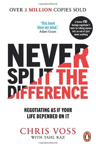 Front Cover Of Never Split the Difference