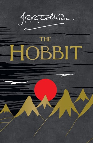 Front Cover Of Hobbit 75Th Anniv Ed Pb
