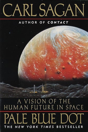 Front Cover Of Pale Blue Dot: Vision Of Human Future In
