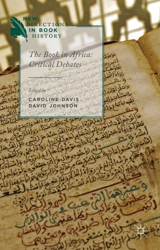 Front Cover Of The Book In Africa:Critical Debates