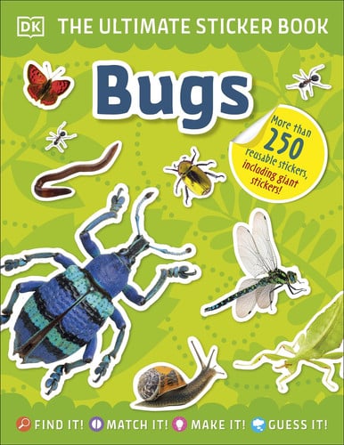 Front Cover Of Ultimate Sticker: Bugs