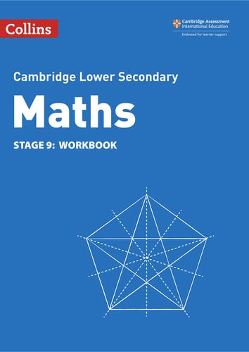 Front Cover Of Collins Cambridge Lower Secondary Maths Stage 9 Workbook (2nd Edition)