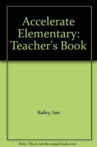 Front Cover Of Accelerate Elementary Tb