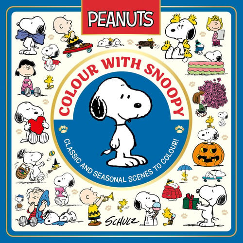Front Cover Of Official Peanuts Colour With Snoopy Pb