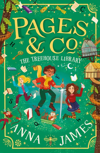 Front Cover Of Pages & Co 05 Treehouse Library Pb