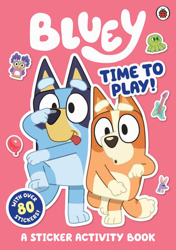 Front Cover Of Bluey: Time to Play Sticker Activity
